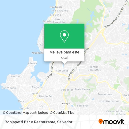 Bonjapetti Bar e Restaurante mapa