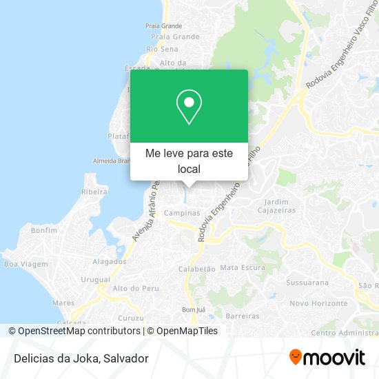 Delicias da Joka mapa