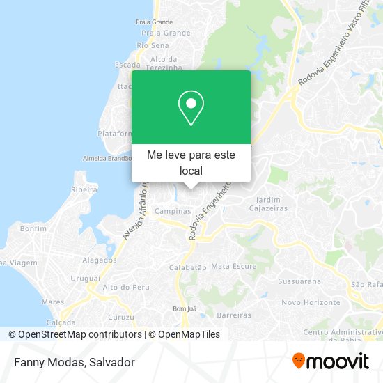 Fanny Modas mapa