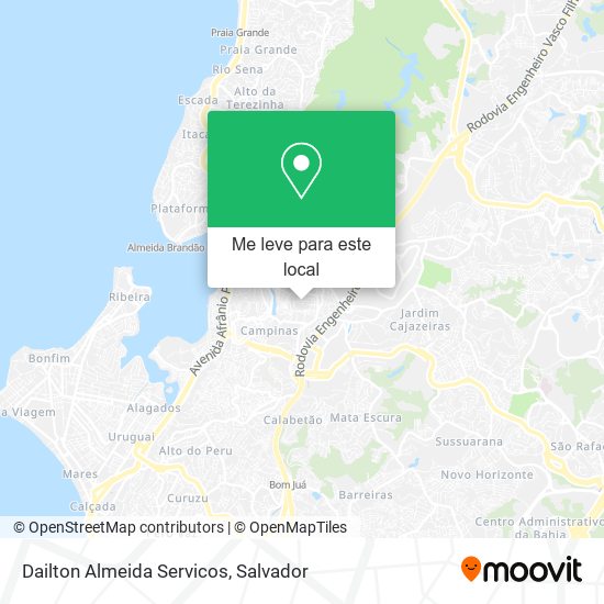 Dailton Almeida Servicos mapa