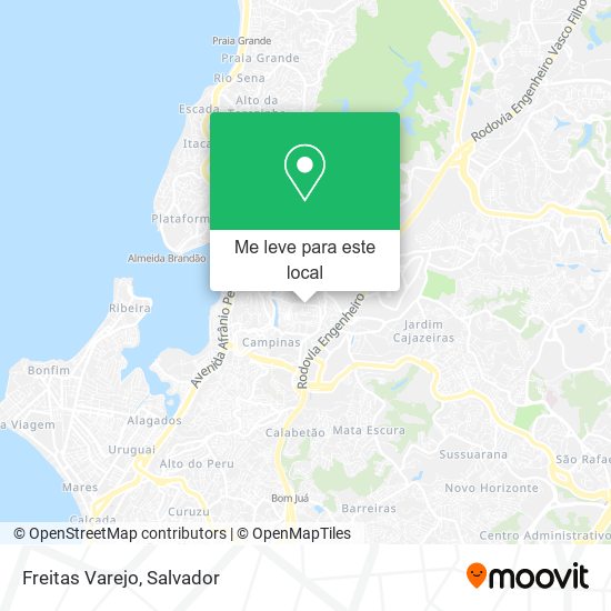 Freitas Varejo mapa