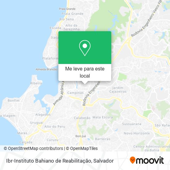 Ibr-Instituto Bahiano de Reabilitação mapa