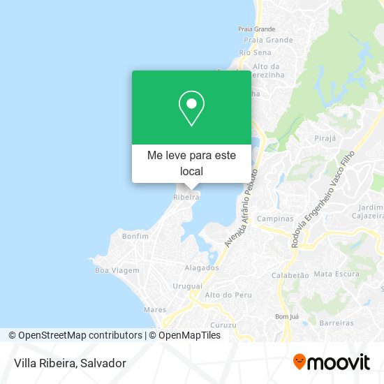 Villa Ribeira mapa