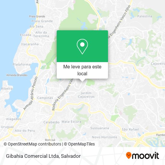 Gibahia Comercial Ltda mapa