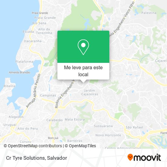 Cr Tyre Solutions mapa