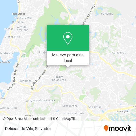 Delicias da Vila mapa