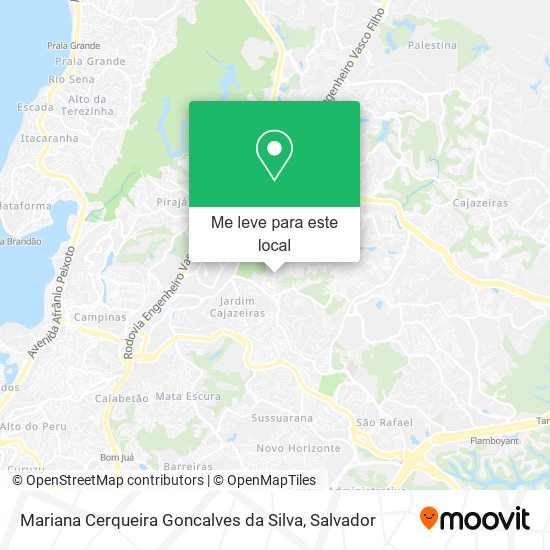 Mariana Cerqueira Goncalves da Silva mapa