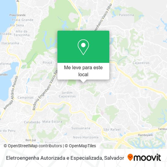 Eletroengenha Autorizada e Especializada mapa