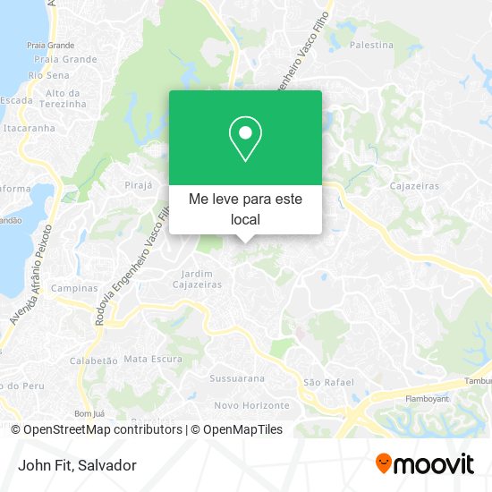 John Fit mapa