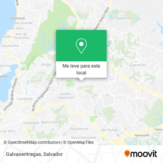 Galvaoentregas mapa