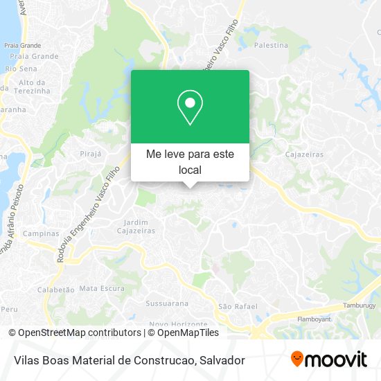 Vilas Boas Material de Construcao mapa