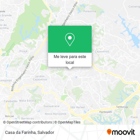Casa da Farinha mapa