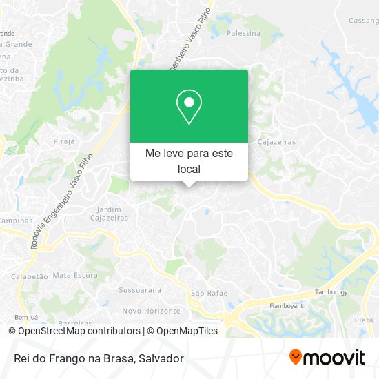 Rei do Frango na Brasa mapa