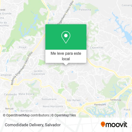 Comodidade Delivery mapa