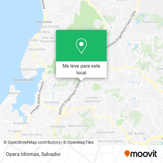 Opera Idiomas mapa