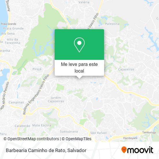 Barbearia Caminho de Rato mapa