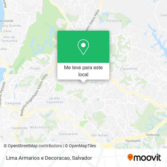 Lima Armarios e Decoracao mapa