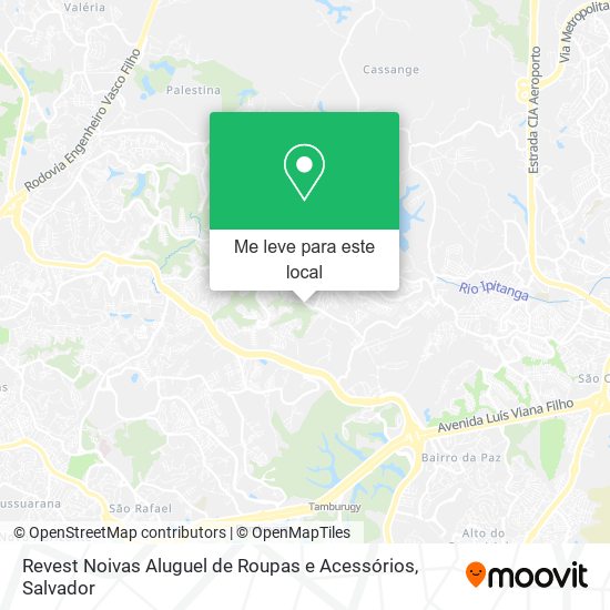 Revest Noivas Aluguel de Roupas e Acessórios mapa