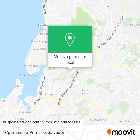 Cpm Ensino Primario mapa