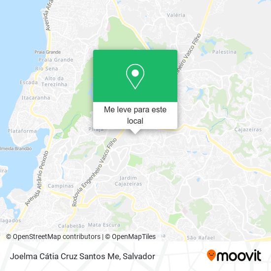 Joelma Cátia Cruz Santos Me mapa