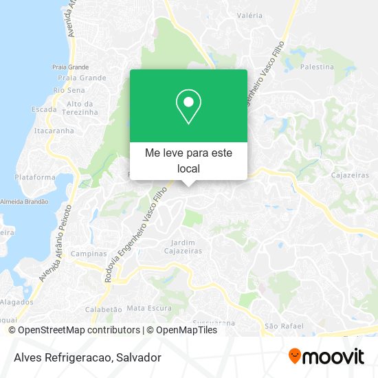 Alves Refrigeracao mapa