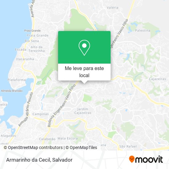 Armarinho da Cecil mapa