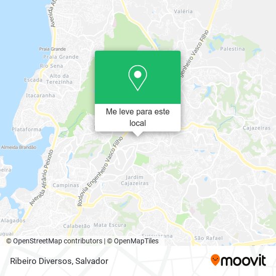 Ribeiro Diversos mapa
