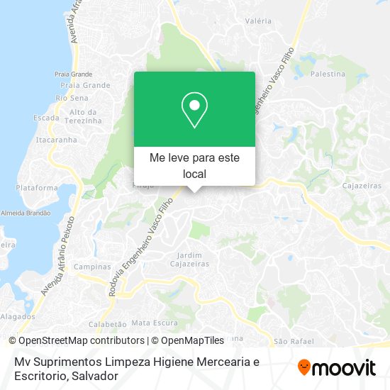 Mv Suprimentos Limpeza Higiene Mercearia e Escritorio mapa