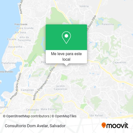 Consultorio Dom Avelar mapa