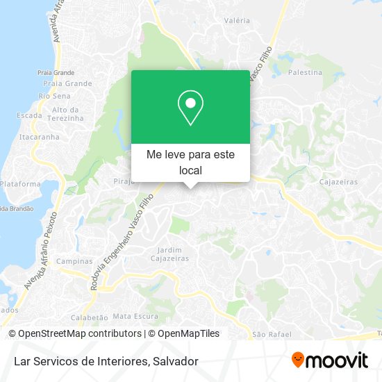 Lar Servicos de Interiores mapa