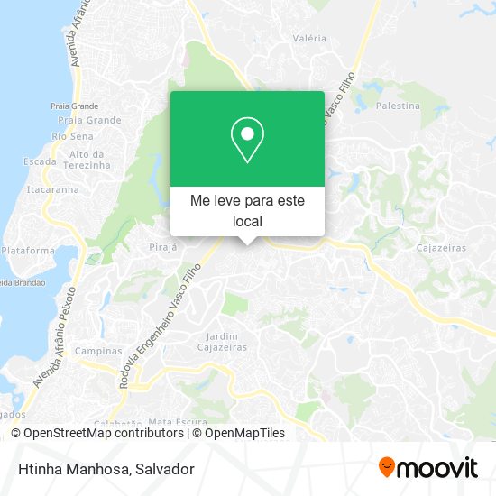Htinha Manhosa mapa