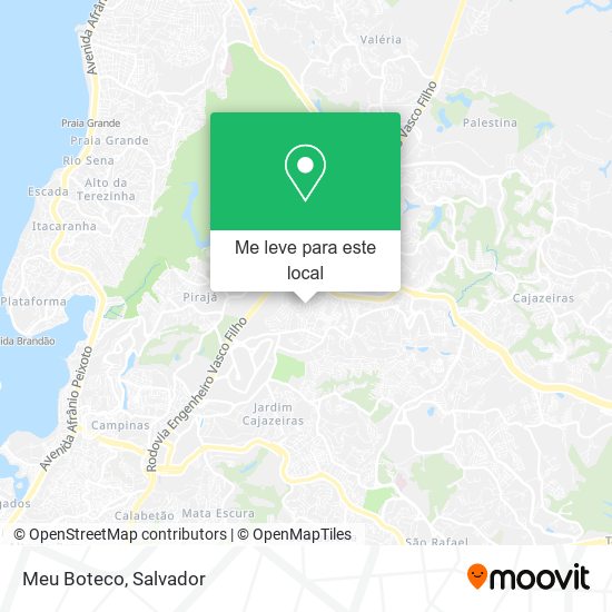 Meu Boteco mapa