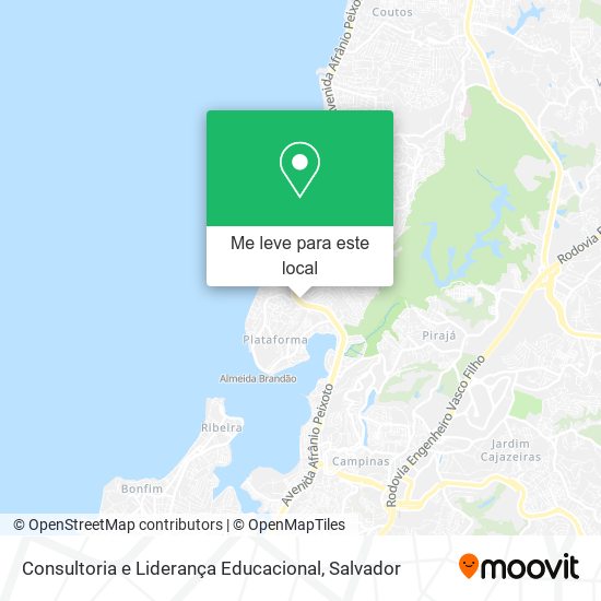 Consultoria e Liderança Educacional mapa