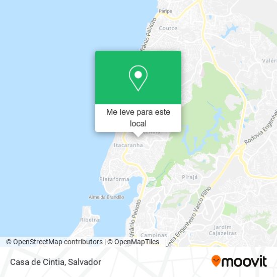 Casa de Cintia mapa