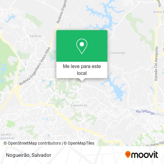 Nogueirão mapa