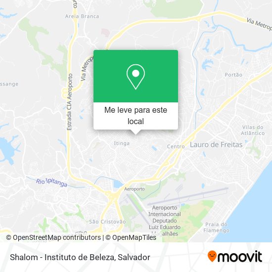 Shalom - Instituto de Beleza mapa