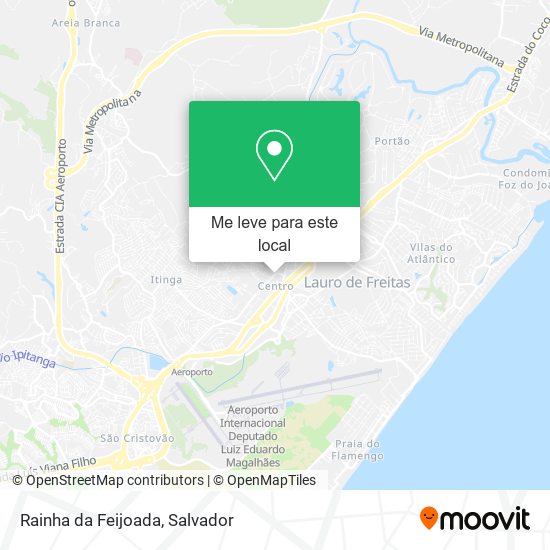 Rainha da Feijoada mapa