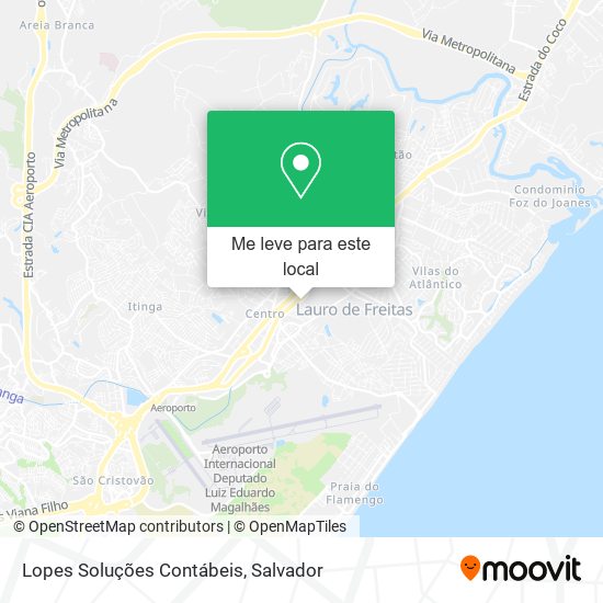 Lopes Soluções Contábeis mapa