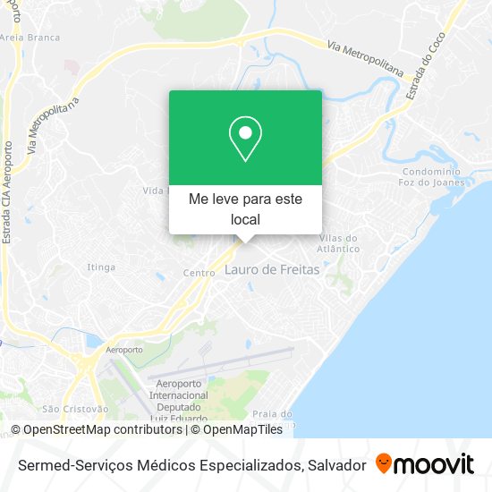 Sermed-Serviços Médicos Especializados mapa