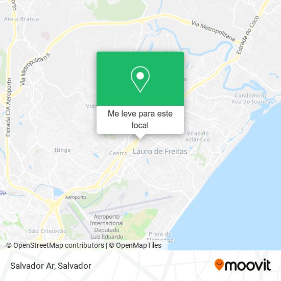 Salvador Ar mapa