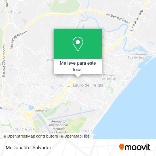 McDonald's mapa