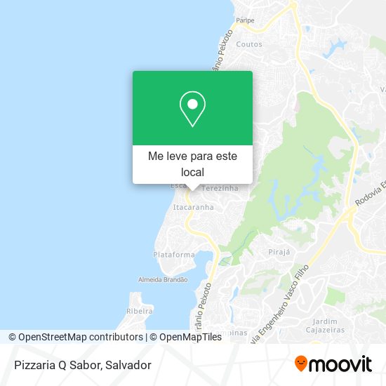 Pizzaria Q Sabor mapa