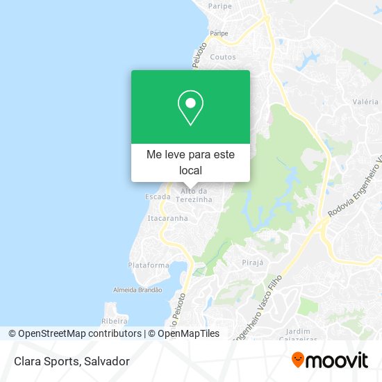 Clara Sports mapa