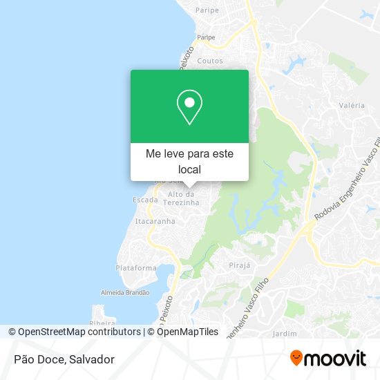 Pão Doce mapa
