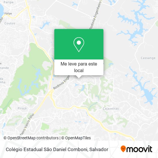 Colégio Estadual São Daniel Comboni mapa