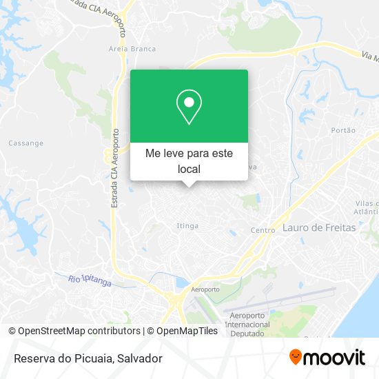 Reserva do Picuaia mapa