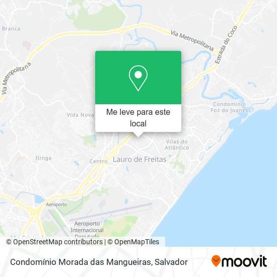 Condomínio Morada das Mangueiras mapa