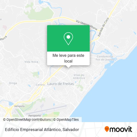 Edifício Empresarial Atlântico mapa