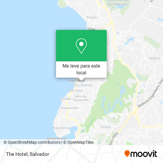 The Hotel mapa