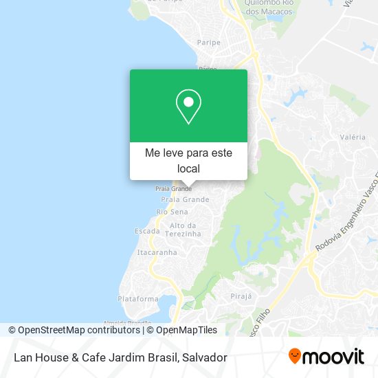 Lan House & Cafe Jardim Brasil mapa